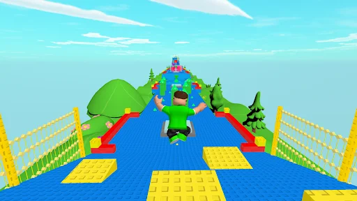Gameplay screenshot 1 from Obby's World Easy Parkour - Adventure game